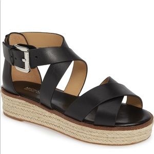 MICHAEL KORS Darby Criss-Cross Espadrille Sandal